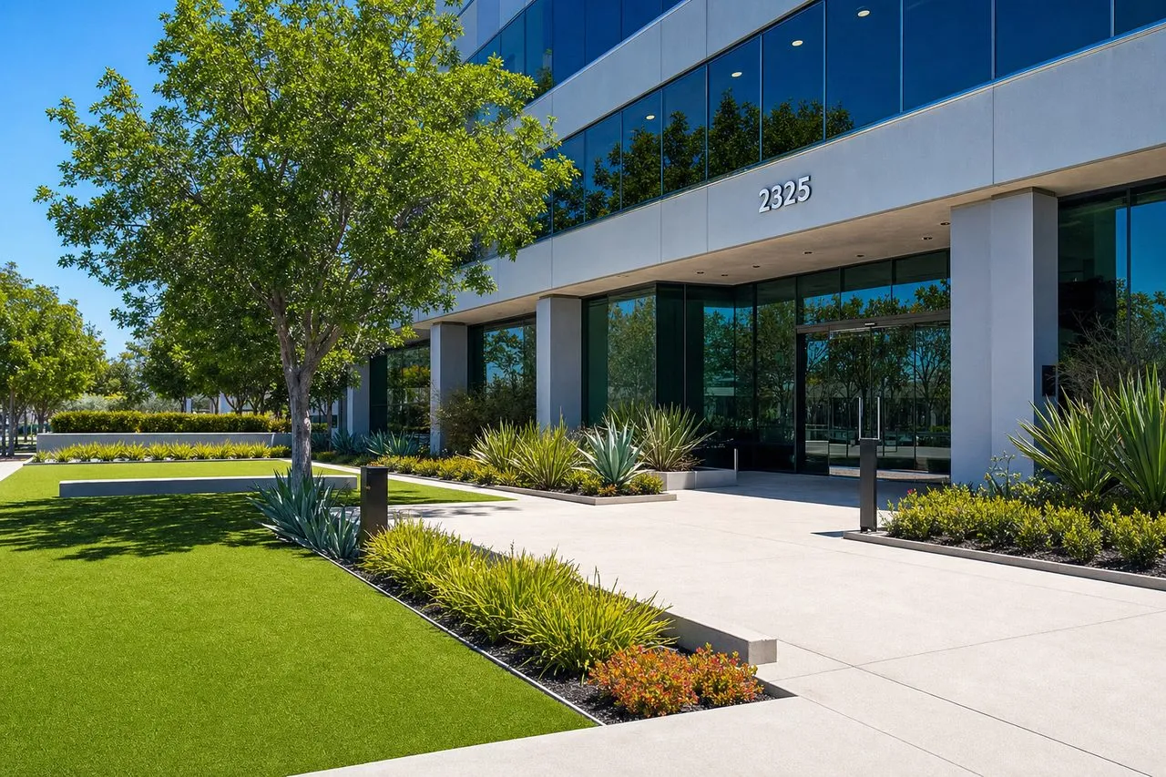 Commercial artificial turf curb appeal inspiration for Tulsa properties
